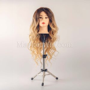 Parrucca 60cm Biondo Con Ricrescita